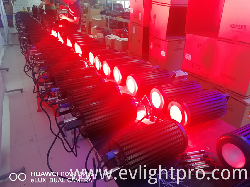 white color aluminum body case DMX control stage light RGBW color change church lighting